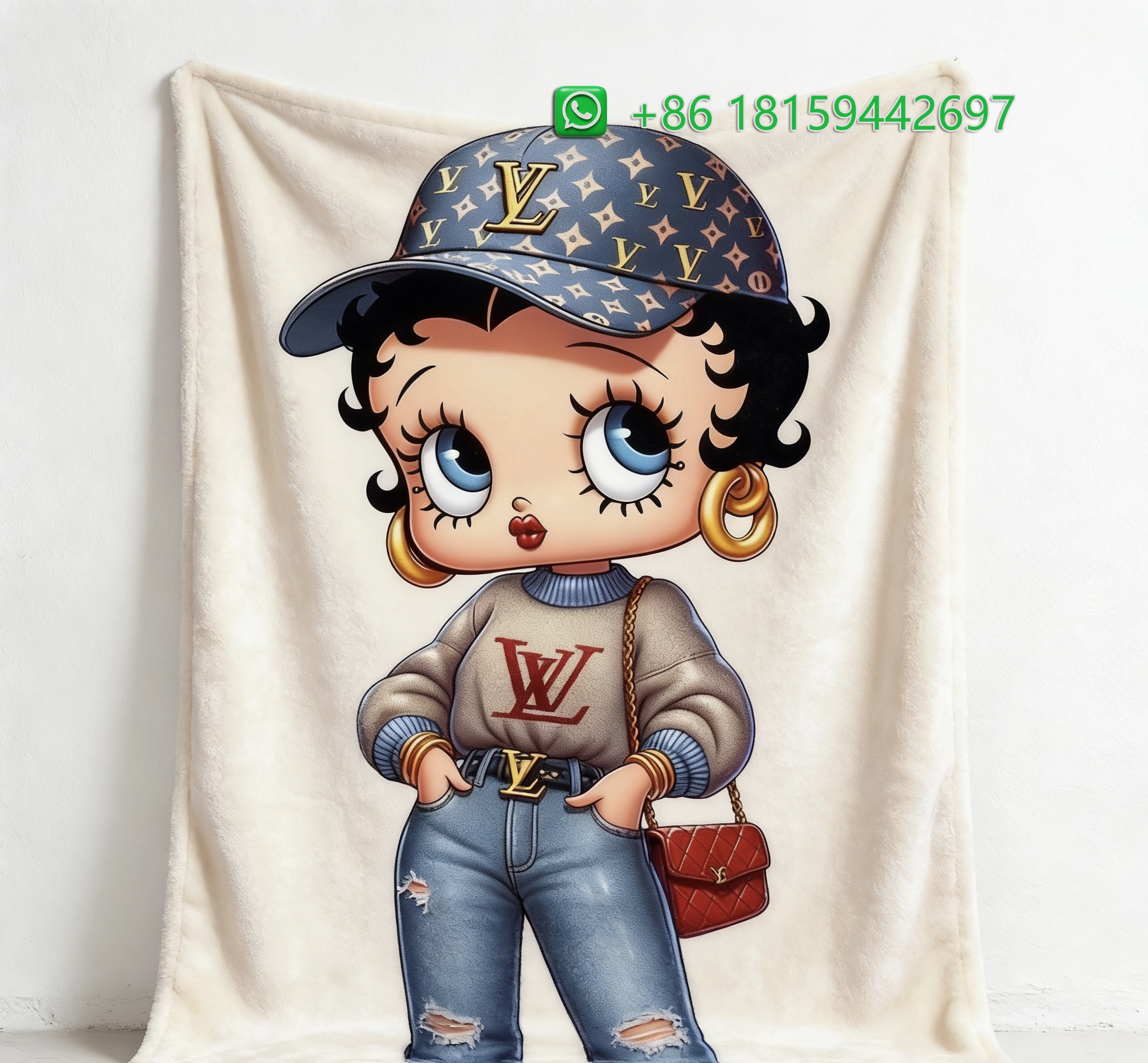 Louis Vuitton Throw Blankets